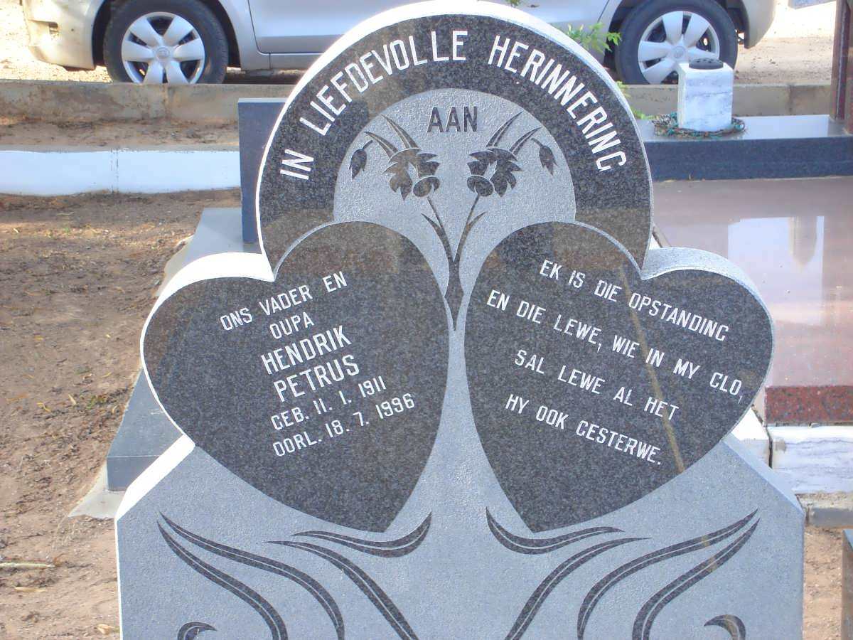 GREEFF Hendrik Petrus 1911-1996