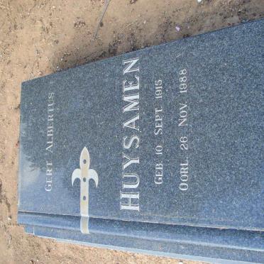 HUYSAMEN Gert Albertus 1915-1988