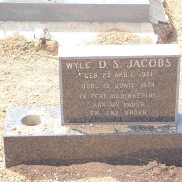 JACOBS D.S. 1921-1974