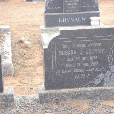 JOUBERT Susara J. 1879-1962