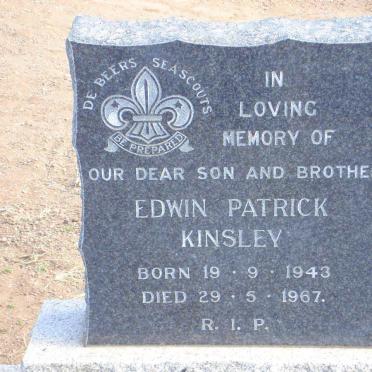 KINSLEY Edwin Patrick 1943-1967