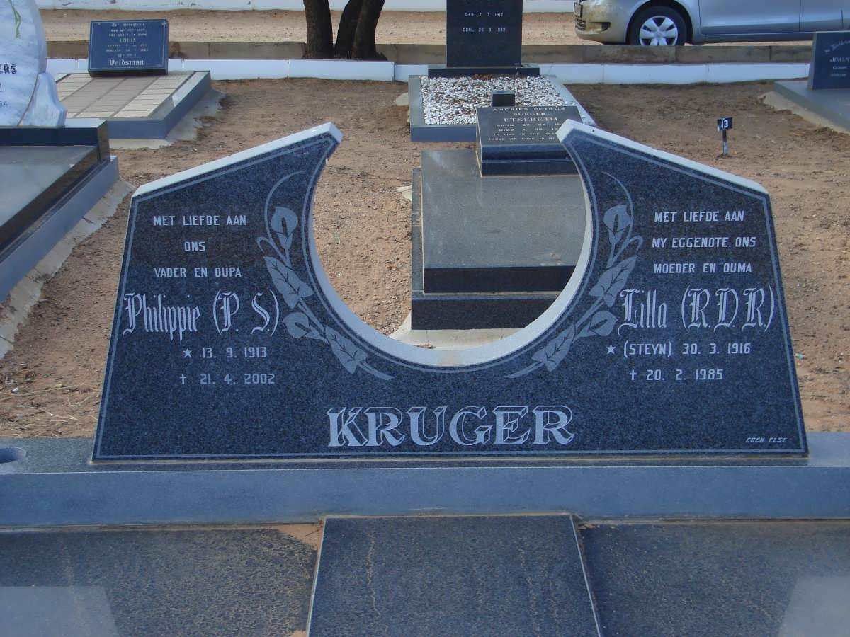 KRUGER P.S. 1913-2002 &amp; R.D.R. STEYN 1916-1985