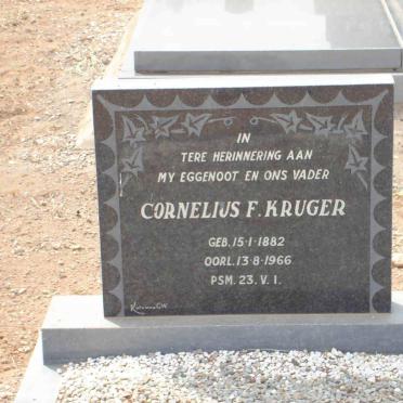 KRUGER Cornelius F. 1882-1966