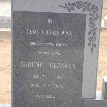 KOORZEN Barend Johannes 1888-1969
