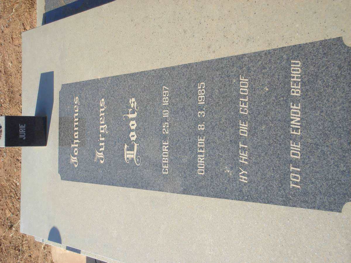 LOOTS Johannes Jurgens 1897-1985