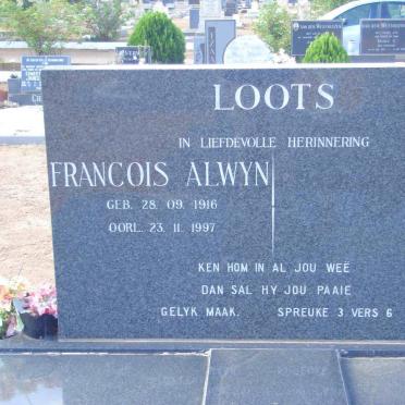LOOTS Francois Alwyn 1916-1997