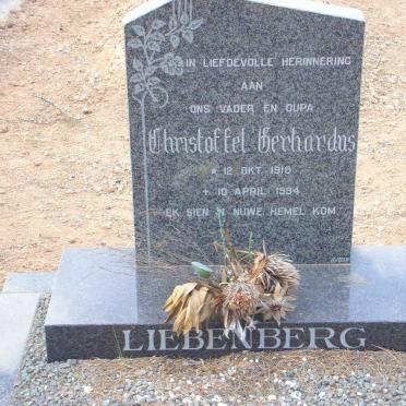 LIEBENBERG Christoffel Gerhardus 1918-1994