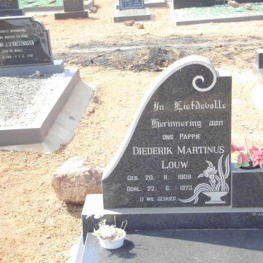 LOUW Diederik Martinus 1909-1973