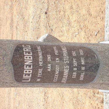 LIEBENBERG Johannes Stephanus 1912-1959