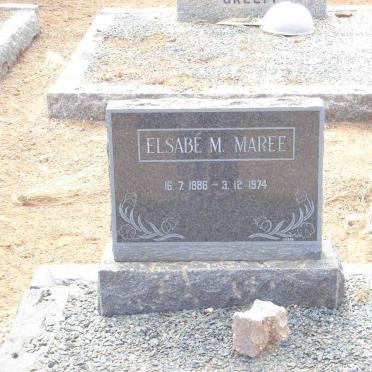 MAREE Elsabe M. 1886-1974