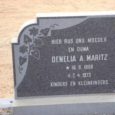 MARITZ Denelia A. 1886-1973