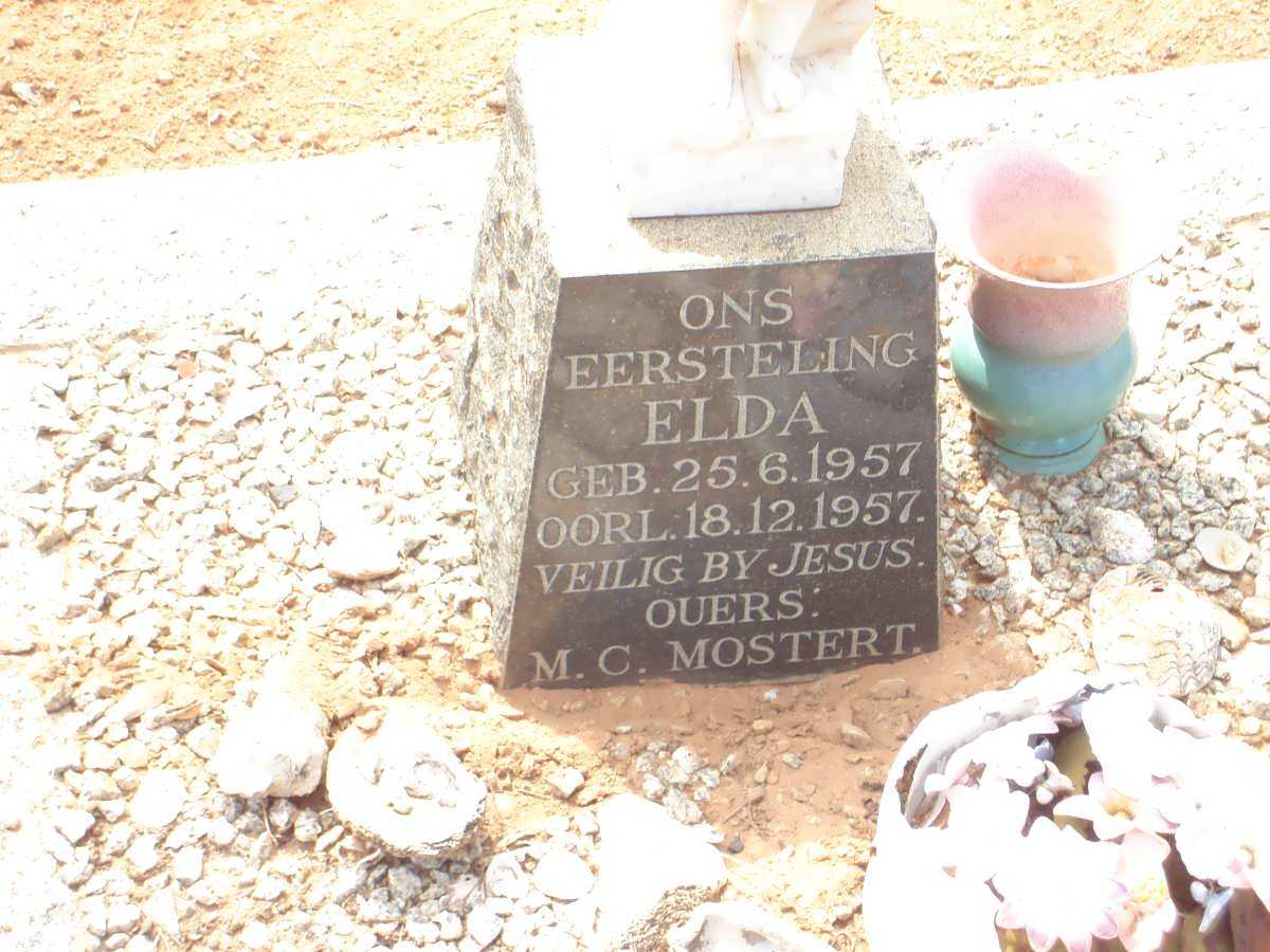 MOSTERT Elda 1957-1957