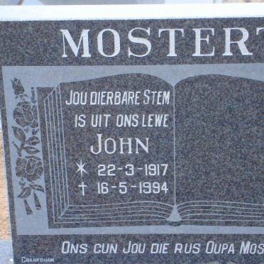 MOSTERT John 1917-1994