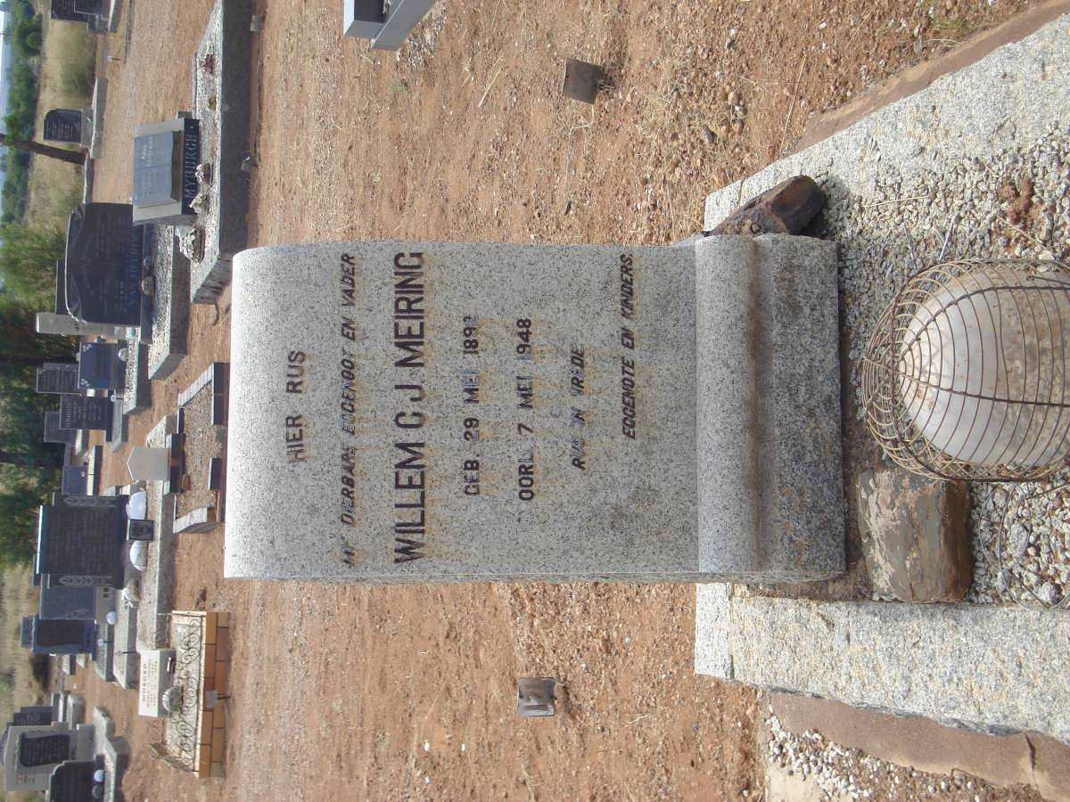 MEIRING Willem C.J. 1892-1948
