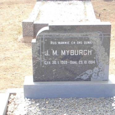 MYBURGH J.M. 1909-1984