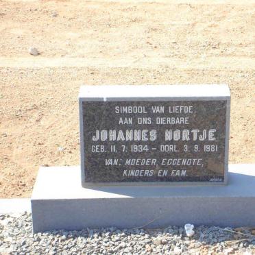 NORTJE Johannes 1934-1981