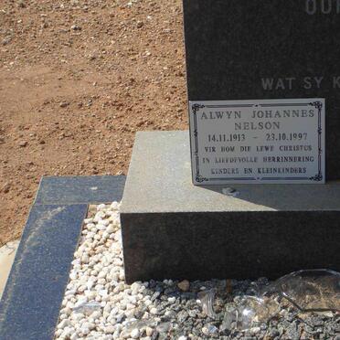 NELSON Alwyn Johannes 1913-1997 &amp; Aletta Jacoba 1912-1973