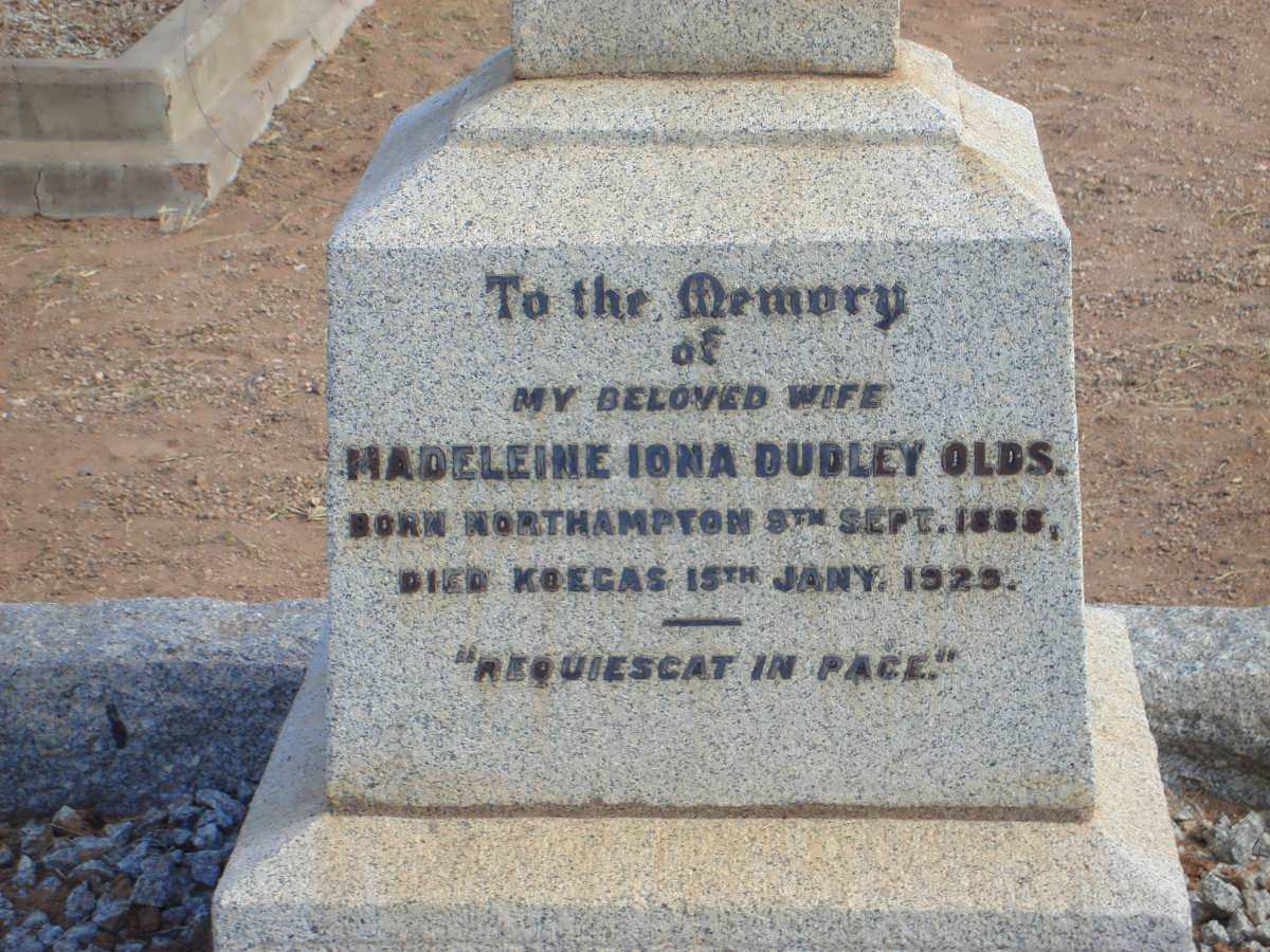 OLDS Madeleine Iona Dudley 1888-1925