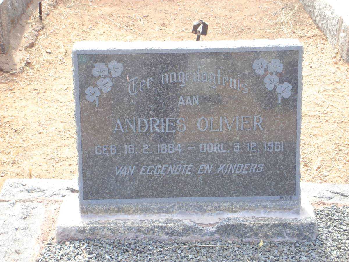 OLIVIER Andries 1884-1961