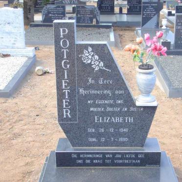 POTGIETER Elizabeth 1948-1990