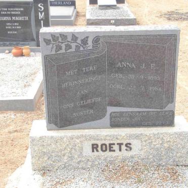 ROETS Anna J.F. 1895-1964