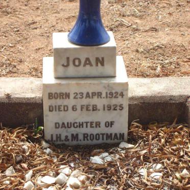 ROOTMAN Joan 1924-1925