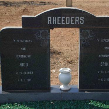 RHEEDERS Nico 1952-1975 &amp; Erika 1959-1975
