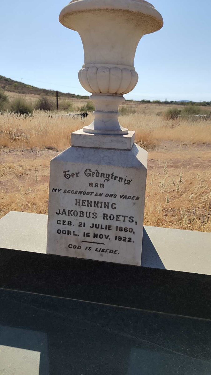 ROETS Henning Jakobus 1860-1922