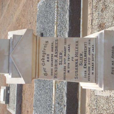 SLIER Hendrik Andries -1925 &amp; Susanna Helena ENGELBRECHT -1919