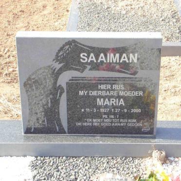 SAAIMAN Maria 1927-2000