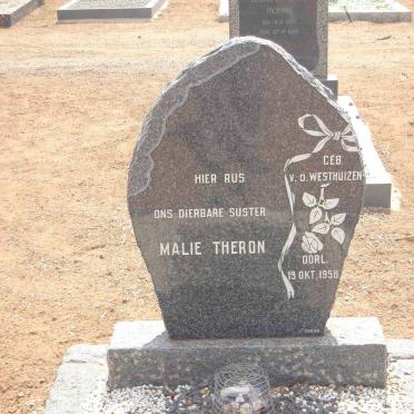 THERON Malie nee V.D. WESTHUIZEN -1958