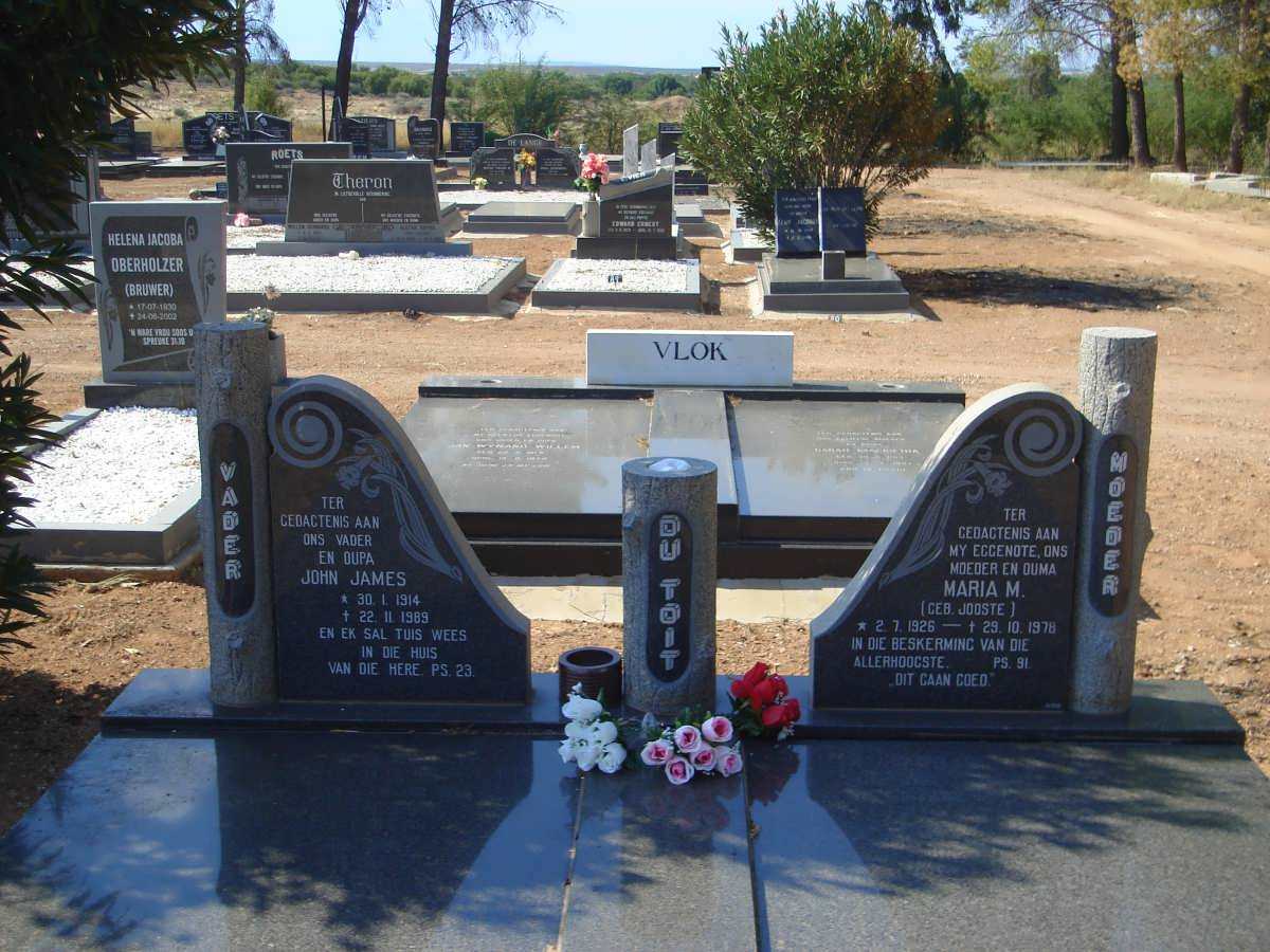 TOIT John James, du 1914-1989 &amp; Maria M. JOOSTE 1926-1978