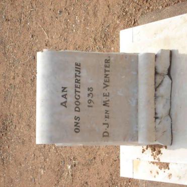 VENTER Baby girl 1938-1938