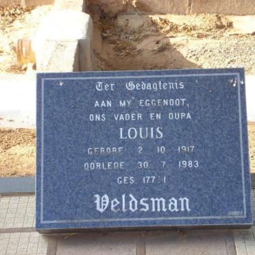 VELDSMAN Louis 1917-1983