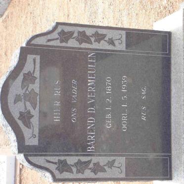 VERMEULEN Barend D. 1870-1939