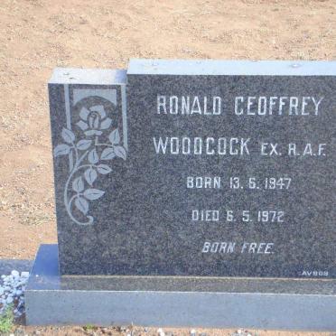 WOODCOCK Ronald Geoffrey 1947-1972