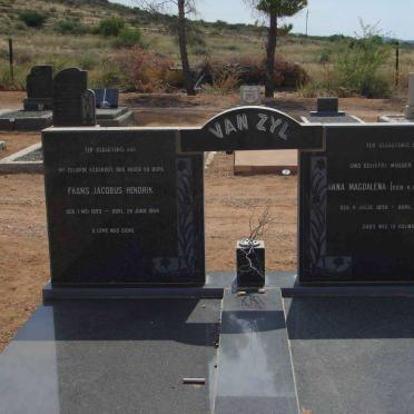 ZYL Frans Jacobus Hendrik, van 1893-1959 &amp; Anna Magdalena V.D. WESTHUIZEN 1898-1978