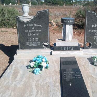 LOUW Ebrahim 1954-2023 & Sophia nee WILLEMSE 1857-1990 _1