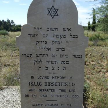 HIRSCHFIELD Isaac -1953 &amp; Rebeca -1937 