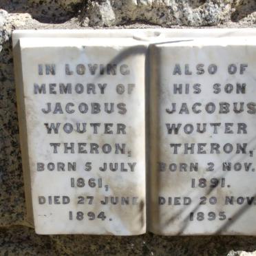 THERON Jacobus Wouter 1861-1894 :: THERON Jacobus Wouter 1891-1895 