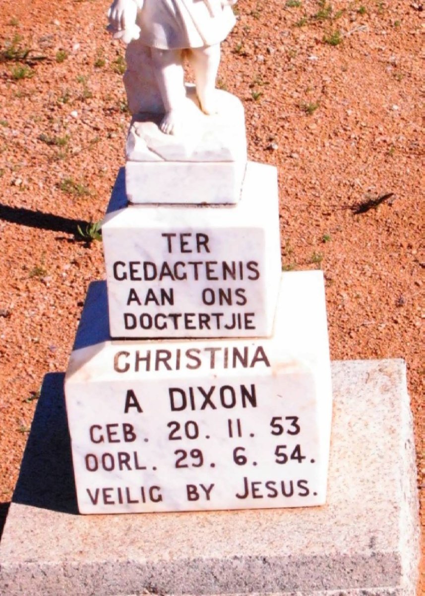 DIXON Christina A. 1953-1954