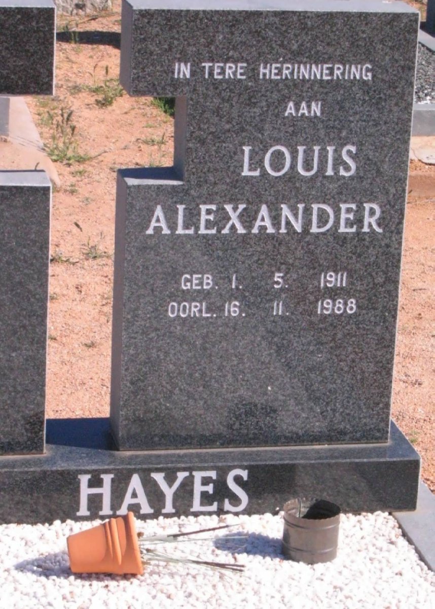 HAYES Louis Alexander 1911-1988