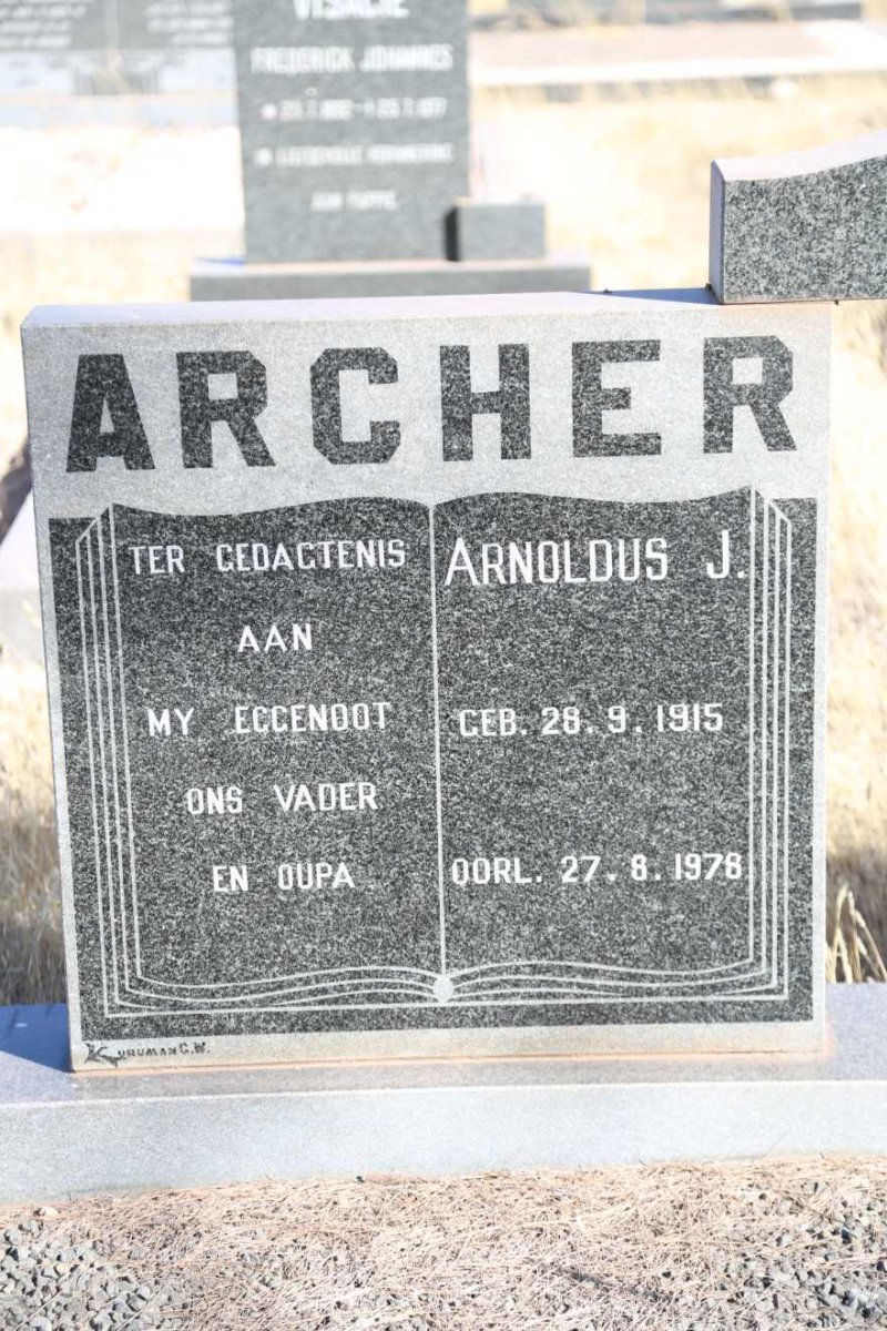 ARCHER Arnoldus J.1915-1978