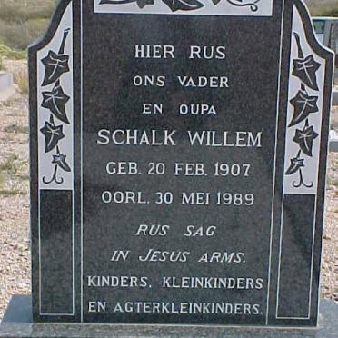 MERWE Schalk Willem, van der 1907-1989