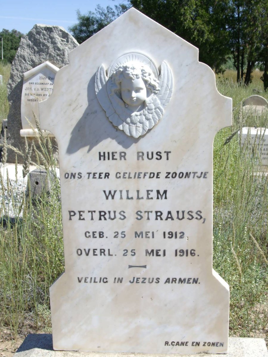 STRAUSS Willem Petrus 1912-1916