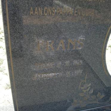 RHEEDE Frans, van 1935-1997 &amp; Katy 1944-2011