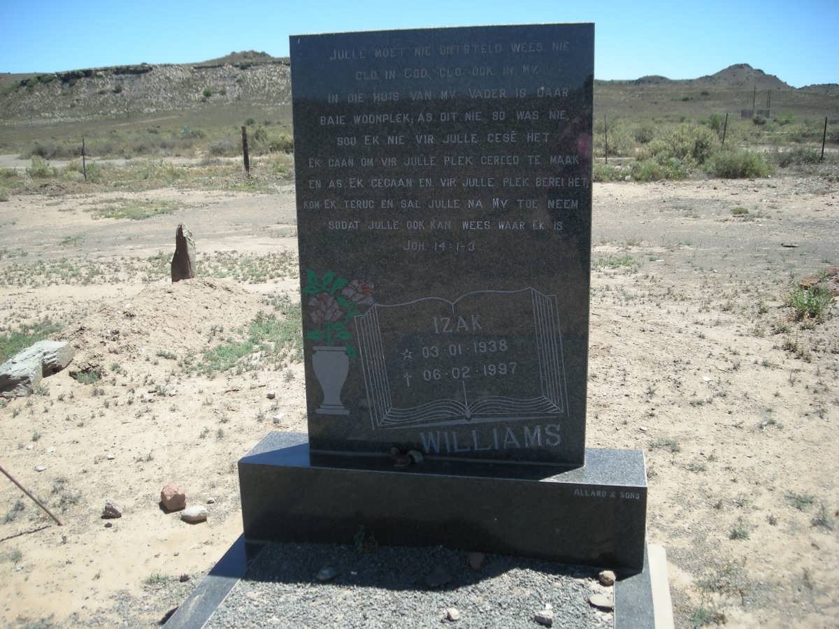 WILLIAMS Izak 1938-1997