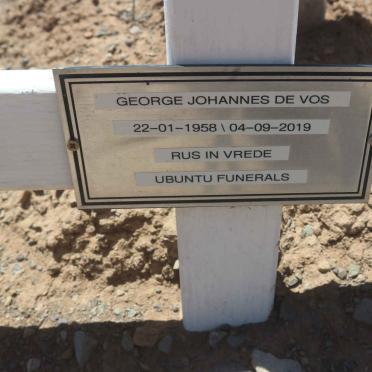 VOS George Johannes, de 1958-2019
