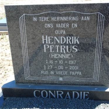 CONRADIE Hendrik Petrus 1917-2001