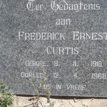 CURTIS Frederick Ernest 1918-1968